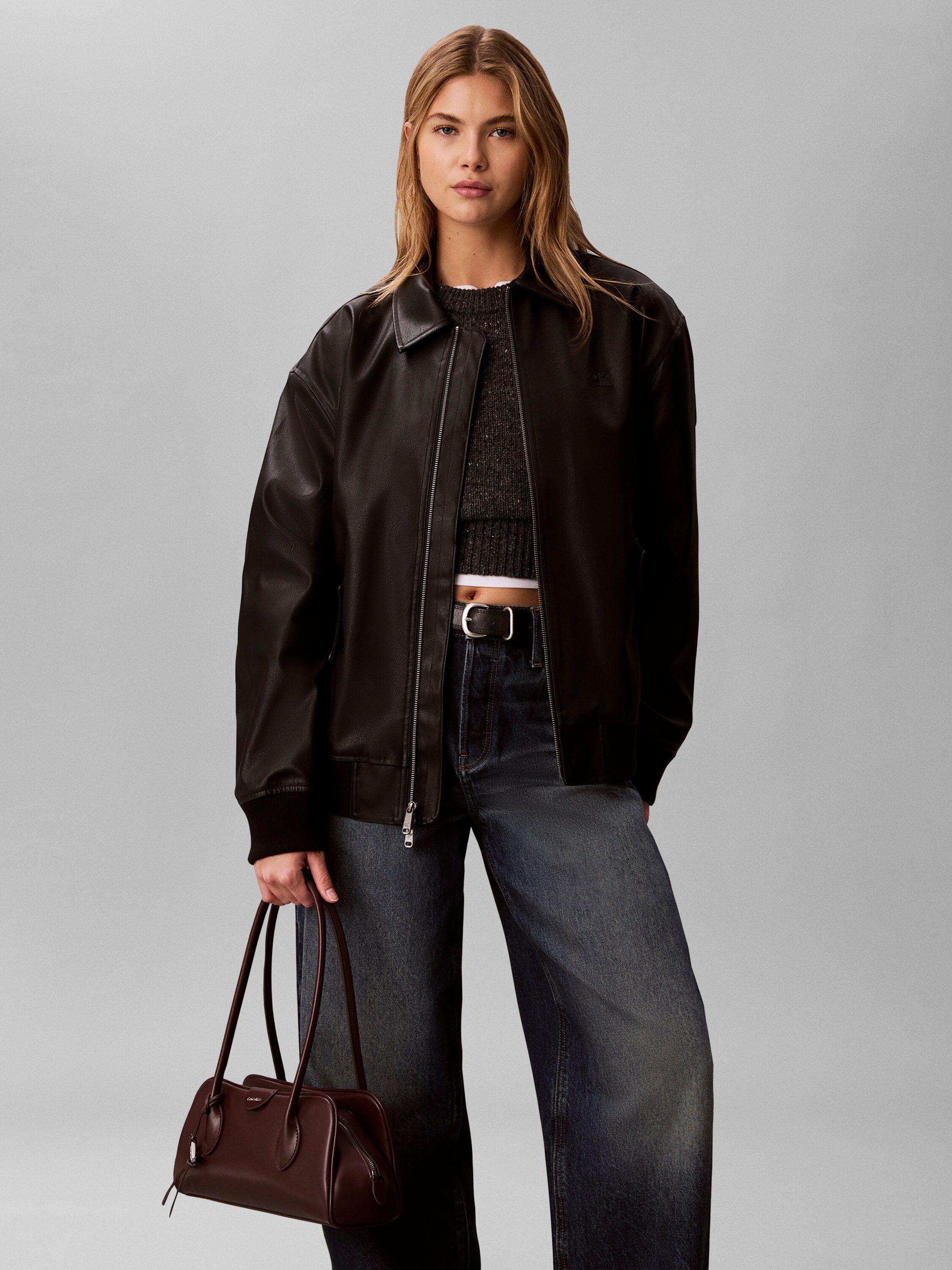Emblem Logo Shoulder Bag