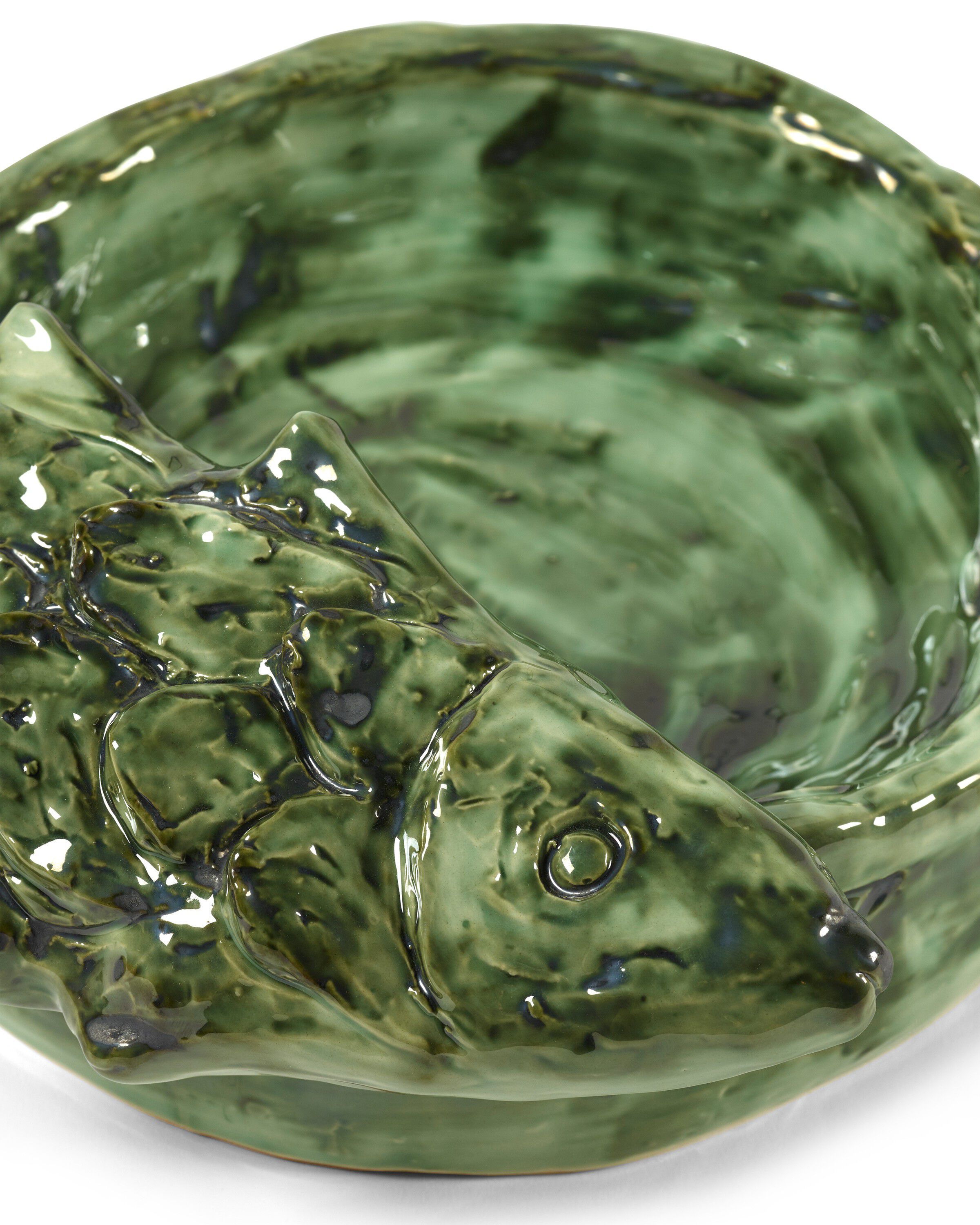 SERVING PLATE GREEN COSAS LINDAS