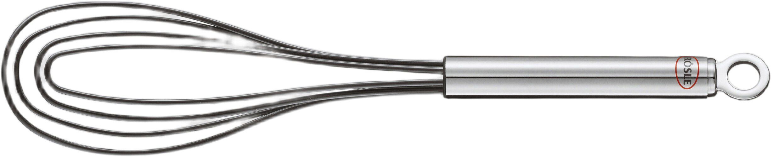 Visp flatt 27 cm St&aring;l/Silikon