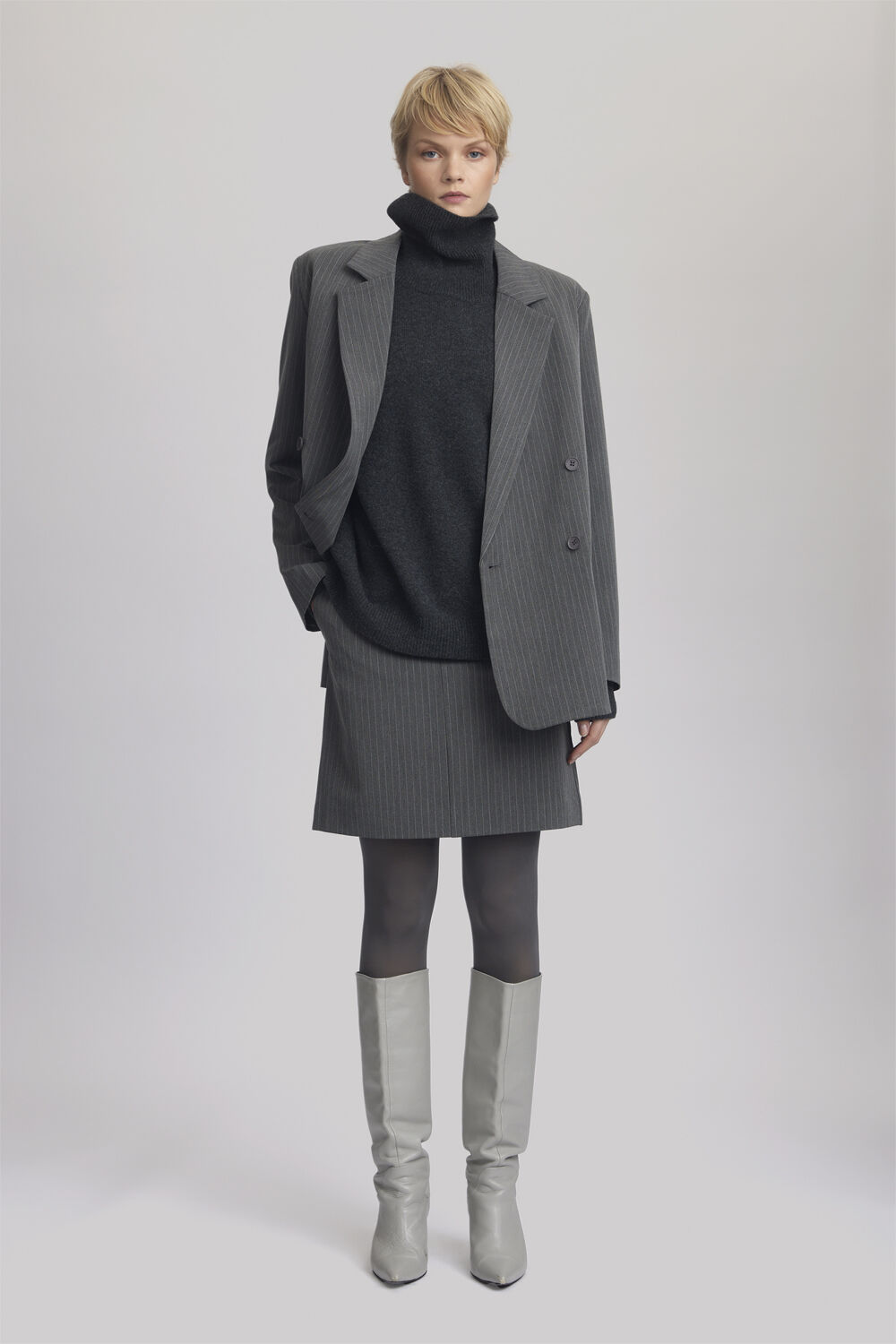 JoelleGZ mel. pinstripe blazer 2. 0