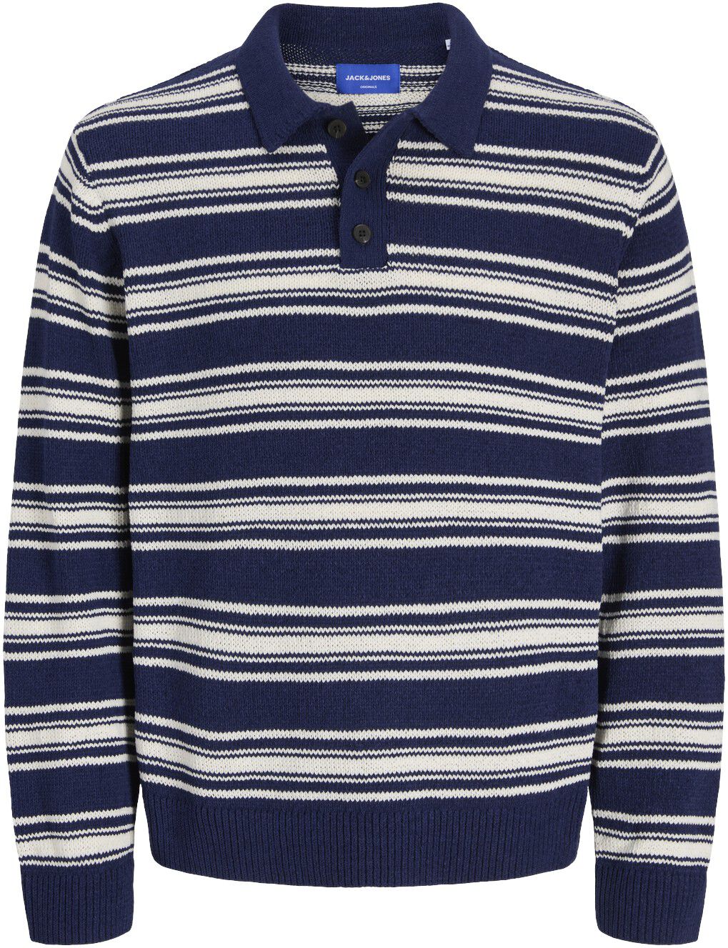 JORCAMBRIDGE KNIT STRIPE POLO LN