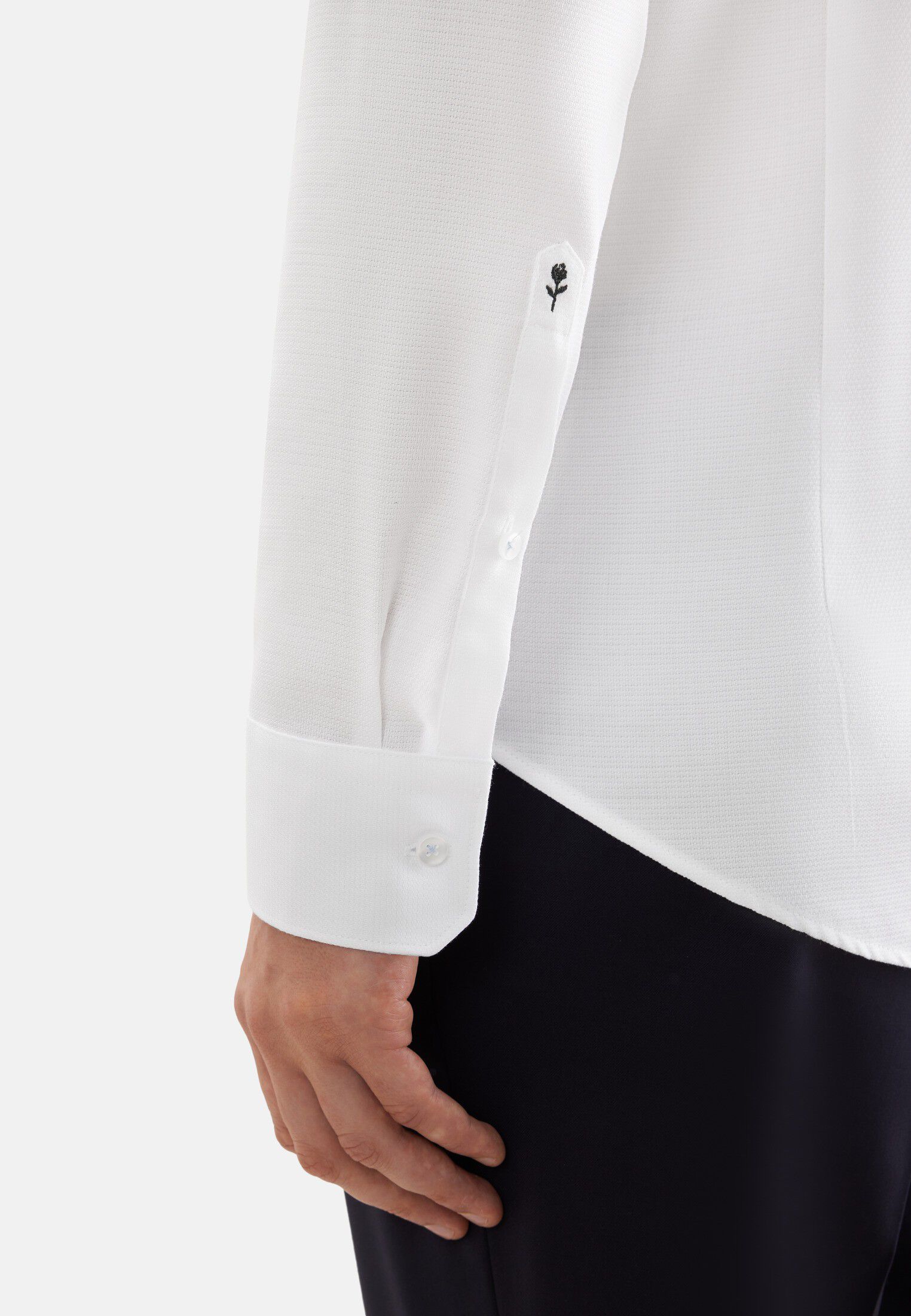 Business shirt Slim 1/1 Kent-Collar Structure