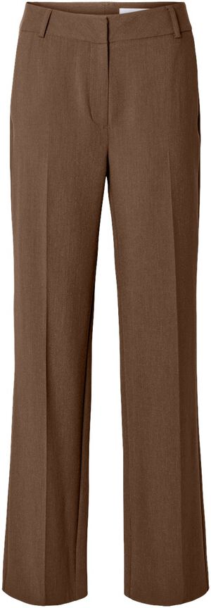 SLFRITA MW WIDE PANT MEL NOOS