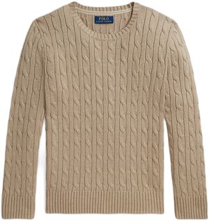 Cable-Knit Cotton Sweater