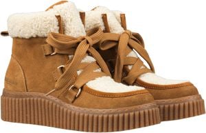 Suede Boots With Shoelaces