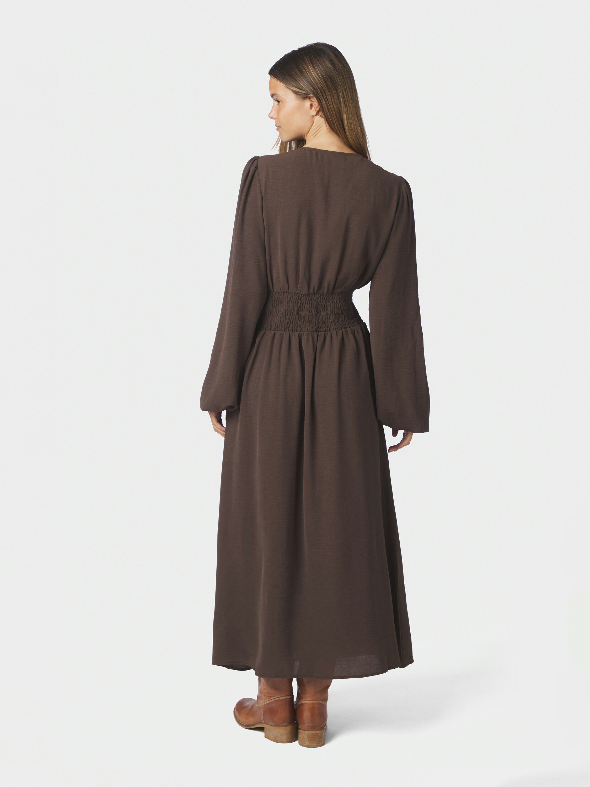 Annelie Solid Crepe Dress