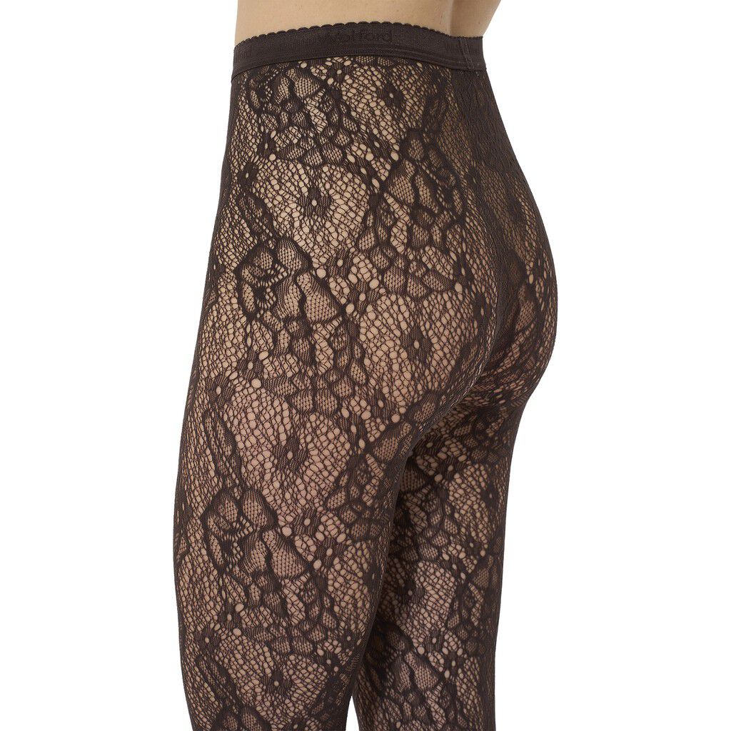 Infinite Rose Net Tights