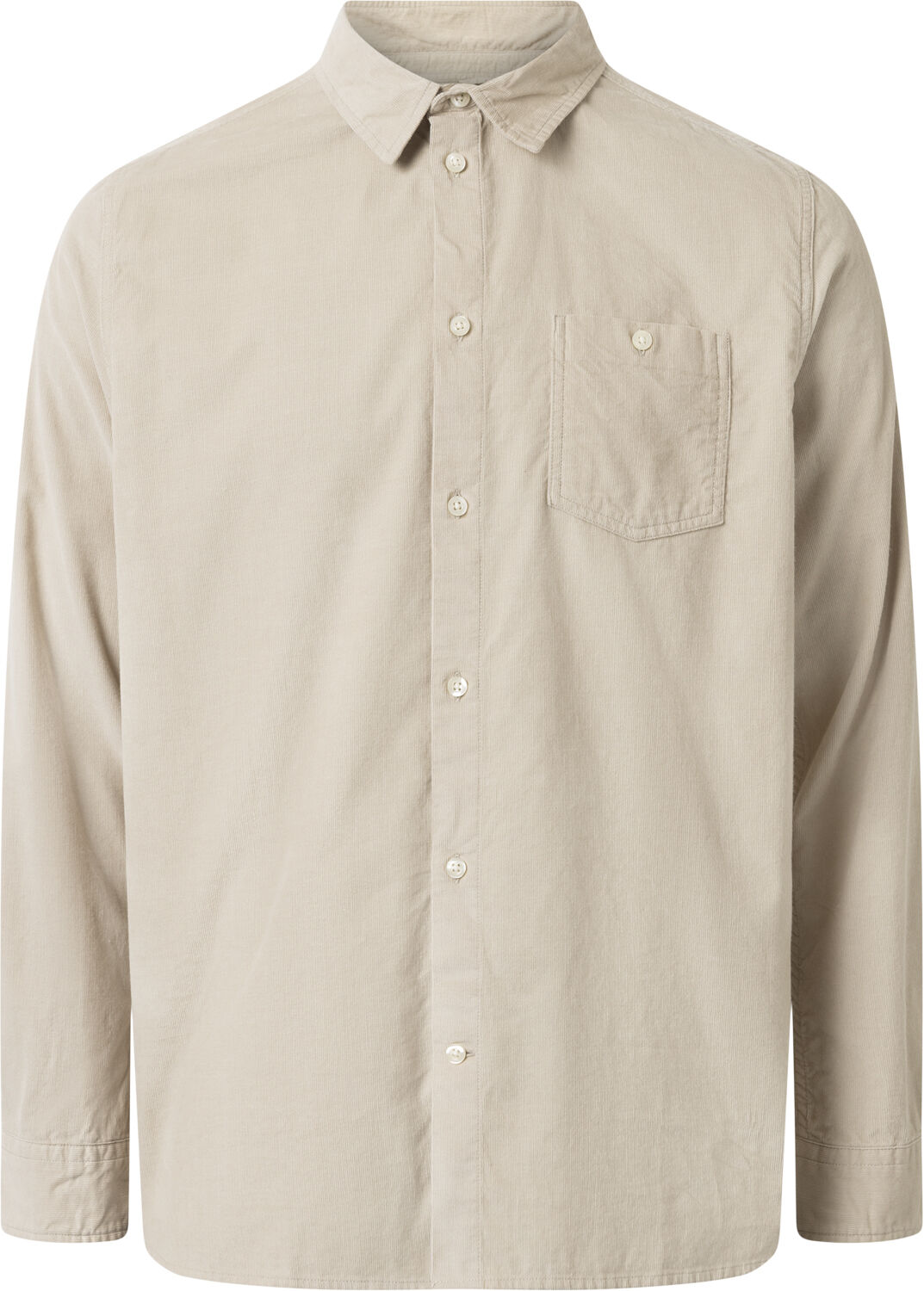 Regular fit corduroy shirt - GOTS/Vegan