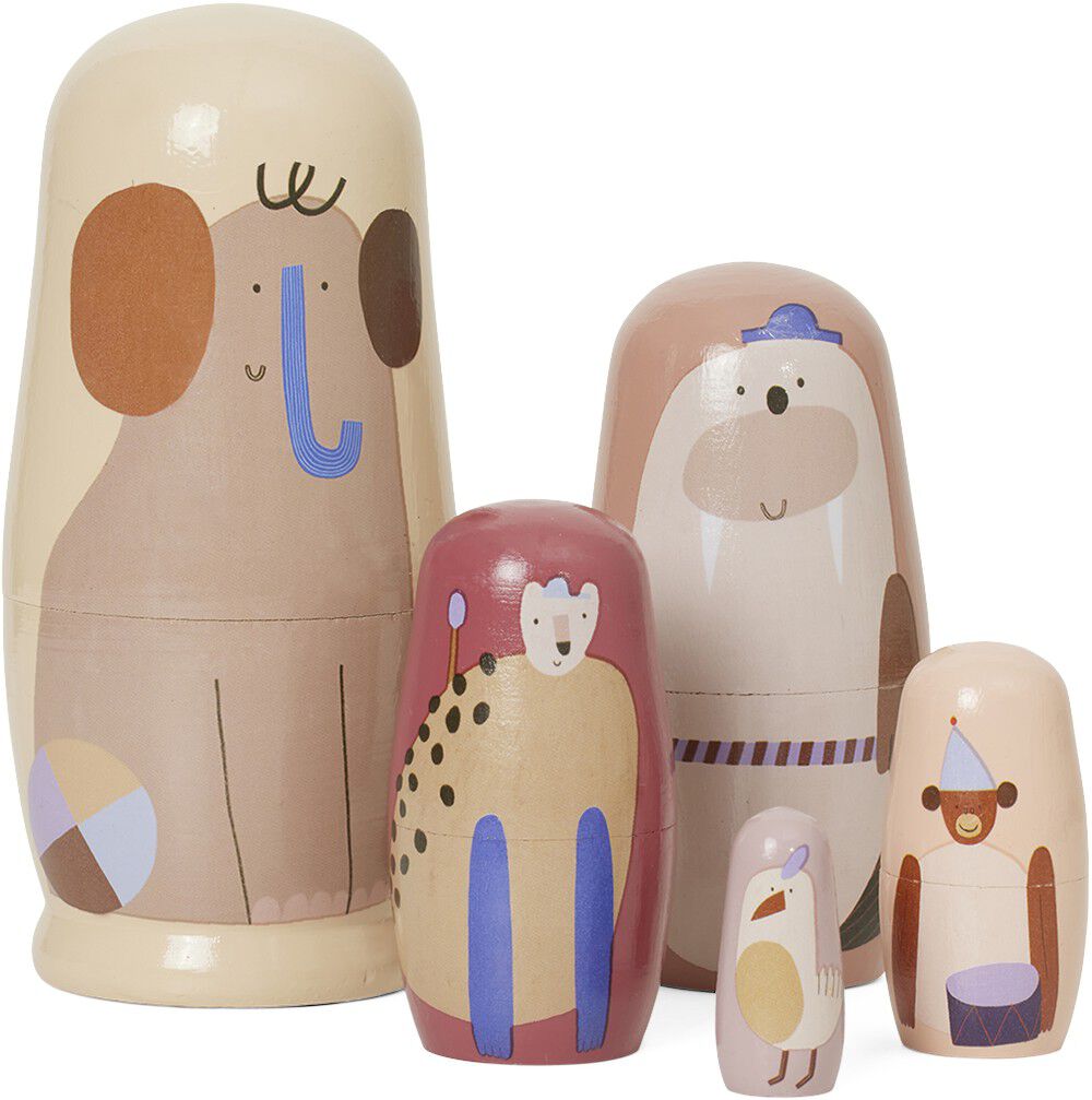 Critter Nesting Dolls - Multi