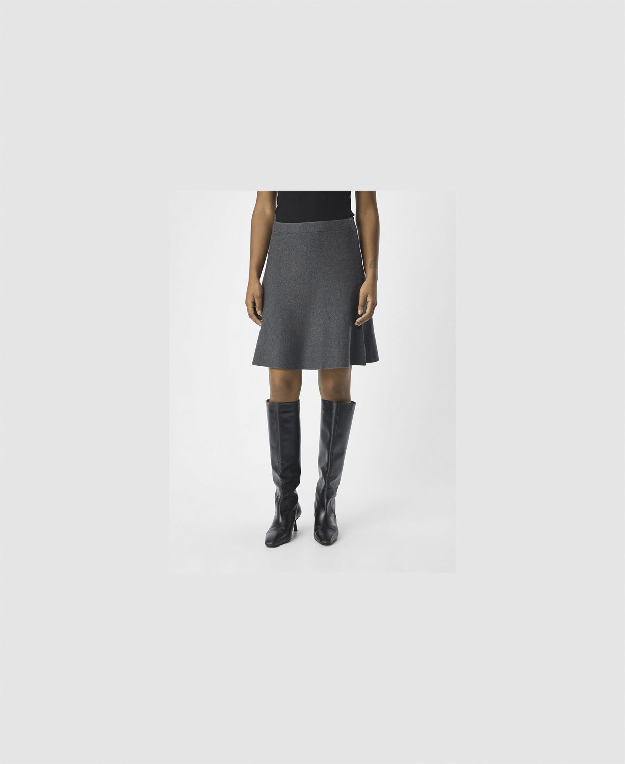 OBJREYNARD HW SHORT KNIT SKIRT DIV