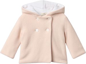 COTTON BABY JACKET W. HOOD