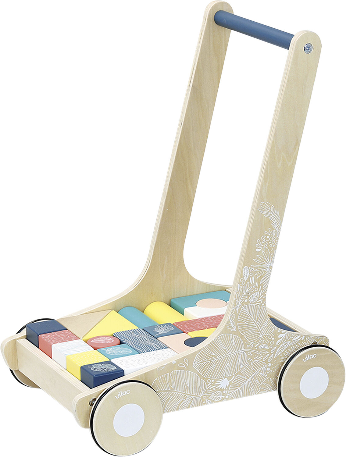 Vilac - G&aring;vogn inkl. klodser