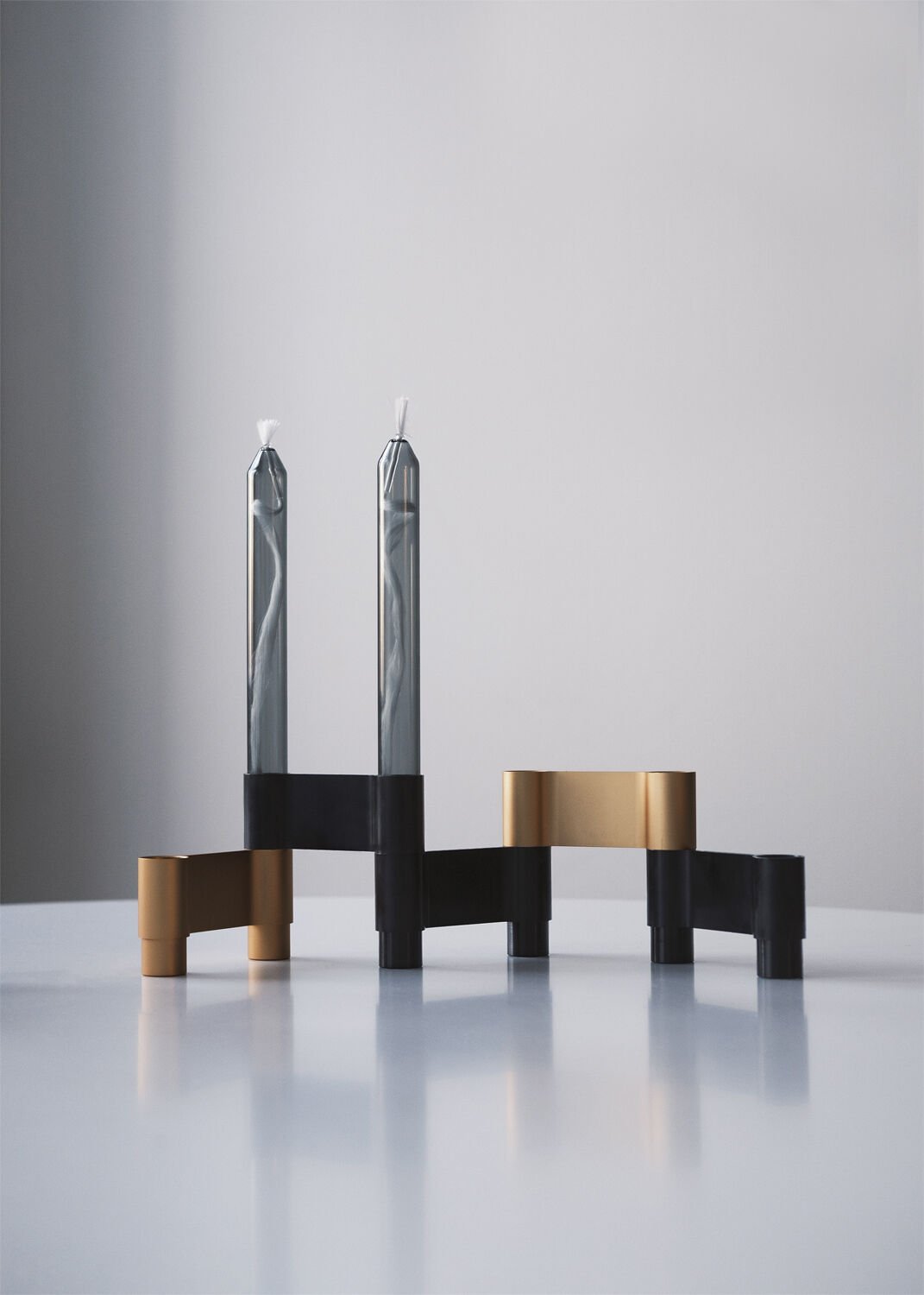 LINK, CANDLE HOLDER, BLACK ANODIZED, 11060B