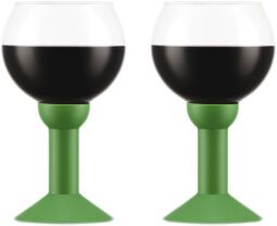 OKTETT 2 stk. R&oslash;dvin glas, 0,35l