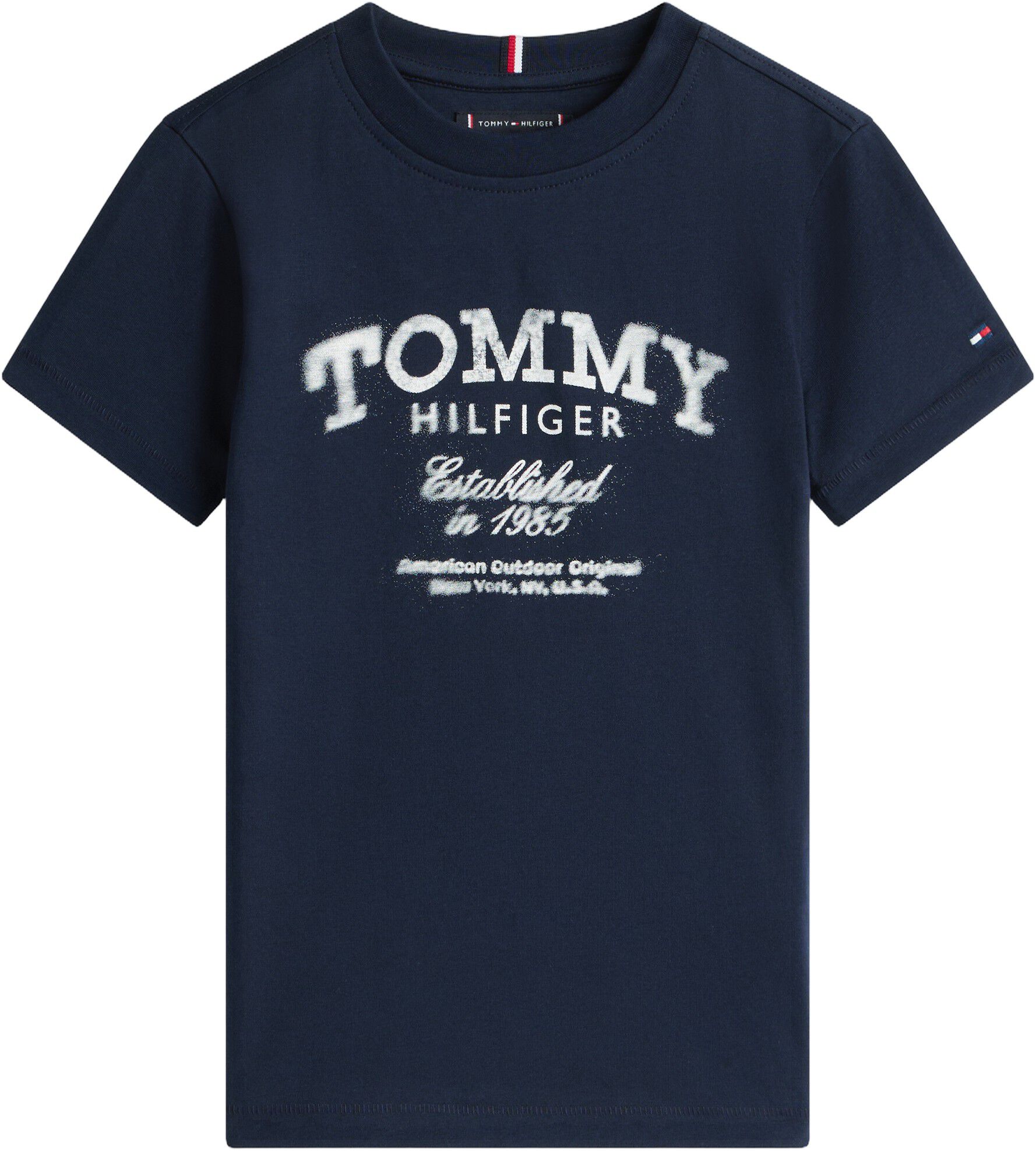 TOMMY FADED PRINT T-SHIRT SS