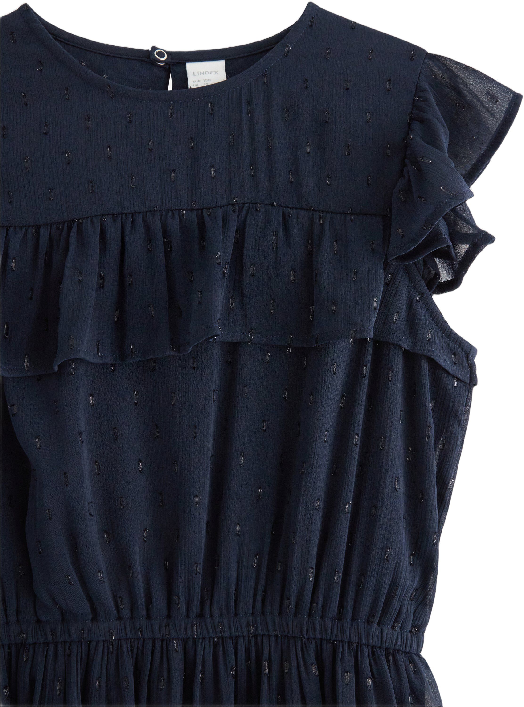 &Auml;rml&ouml;s kl&auml;nning i chiffong med vola