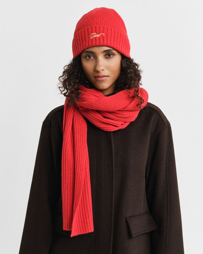 SCRIPT BEANIE AND SCARF GIFT SET