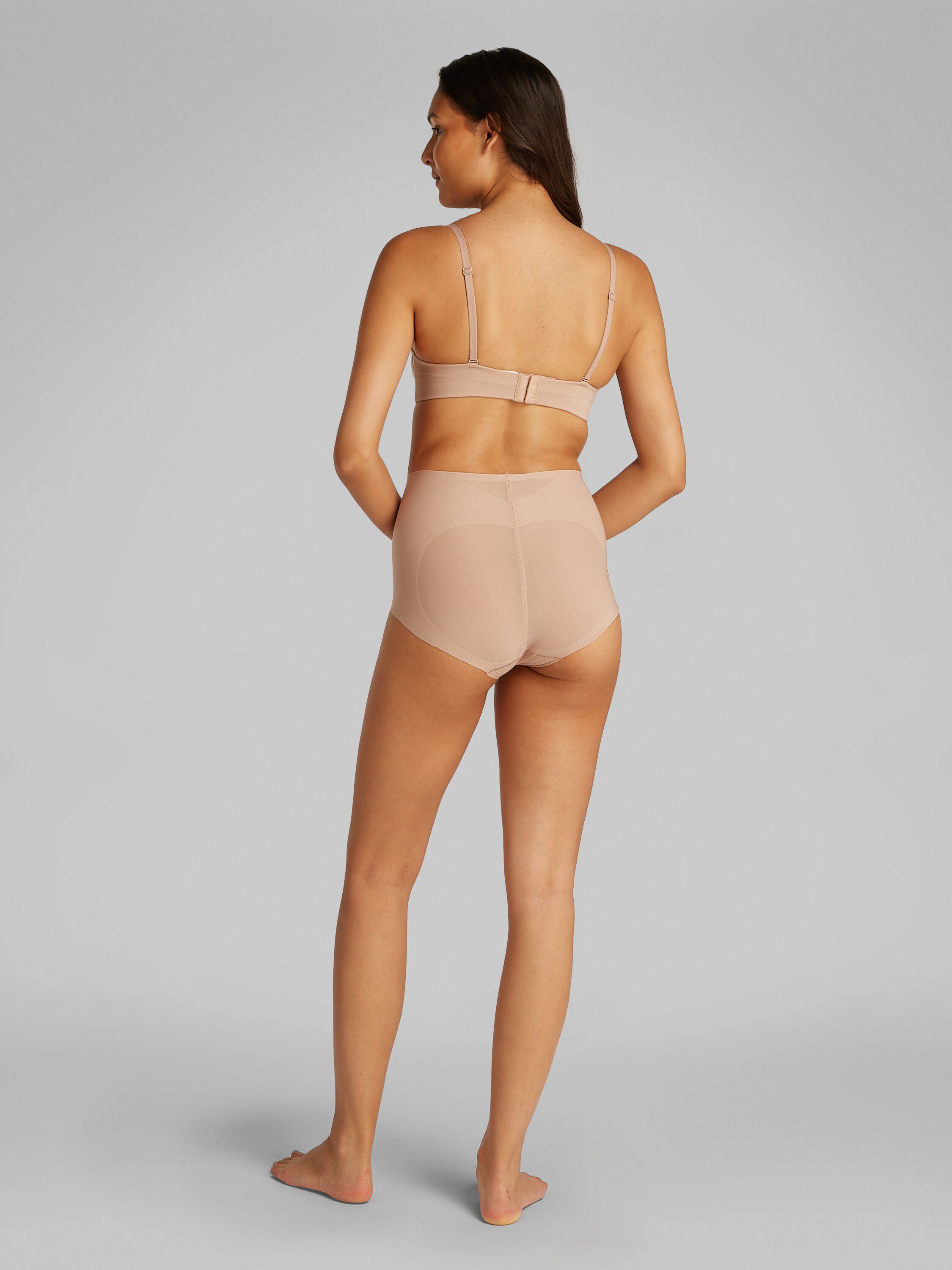 SCULPTED FIRM MESH BRIEF