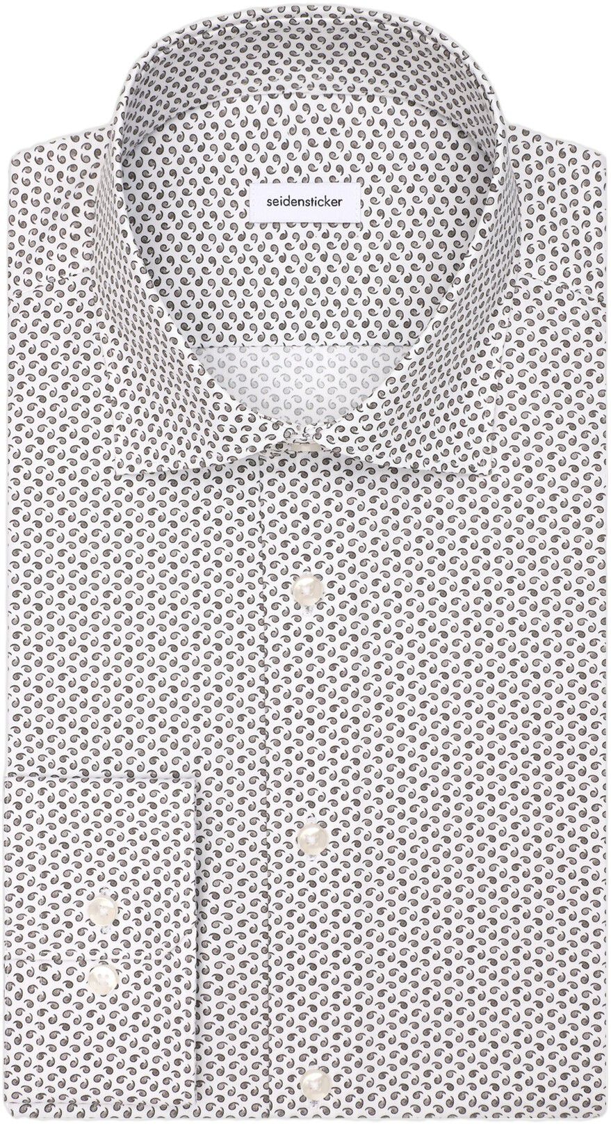 Business shirt Slim 1/1 Kent-Collar Print