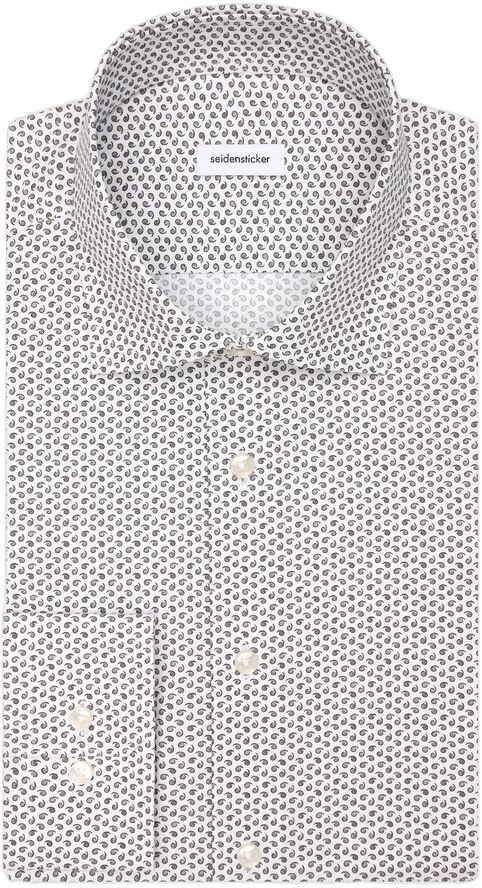 Business shirt Slim 1/1 Kent-Collar Print
