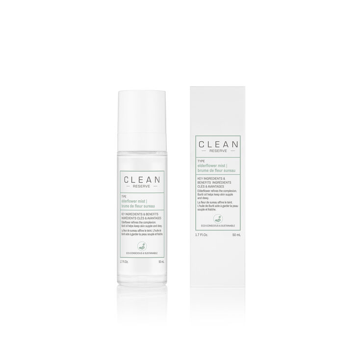 Clean Reserve Hair & Body Elderflower Face Mist
