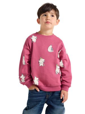 Mumin sweatshirt med borstad insida