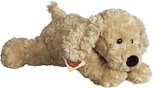 Teddy Hermann - Liggende hund beige 28 cm