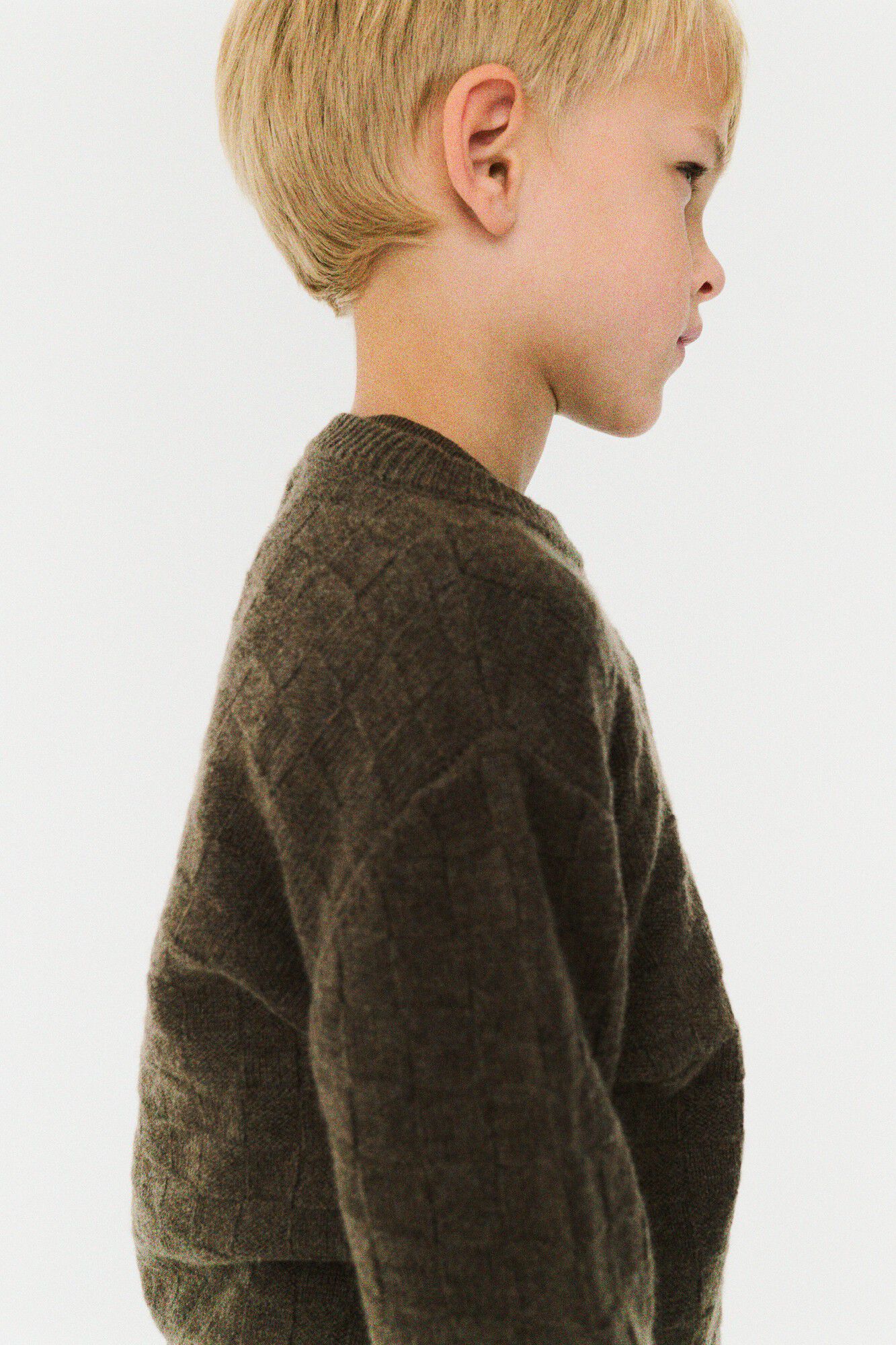 Strikka 8 RWS wool & GCS cashmere pullover (texture)