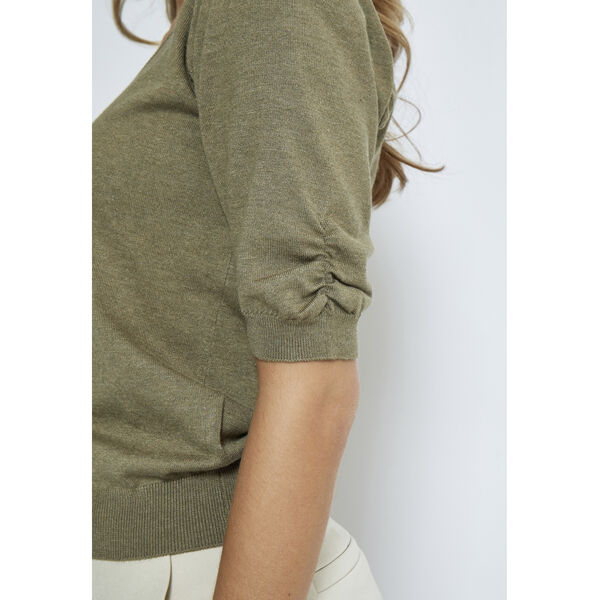 MSPam Scoop Neck Knit T-Shirt