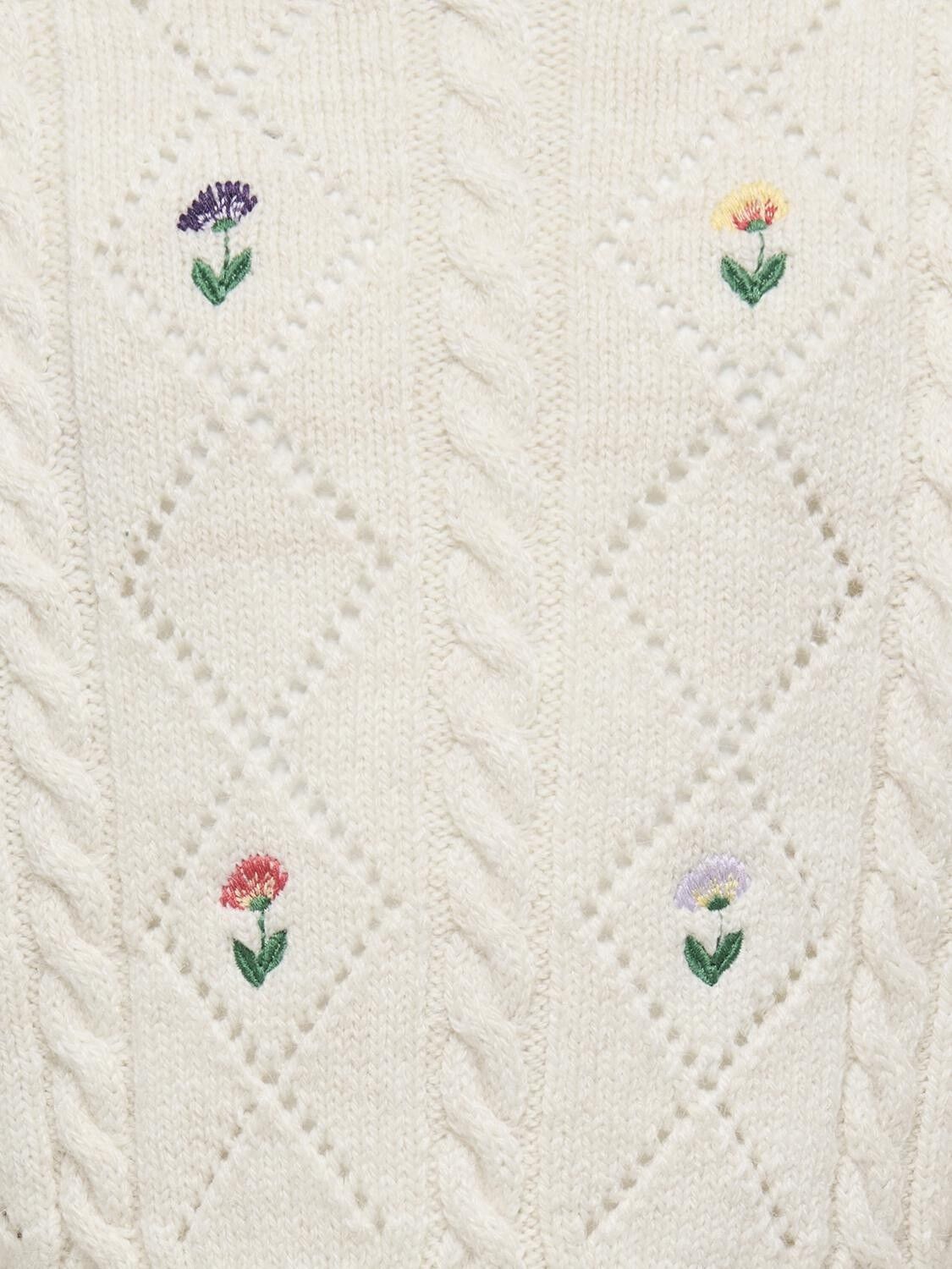 Kmgflower L/S O-Neck Knt