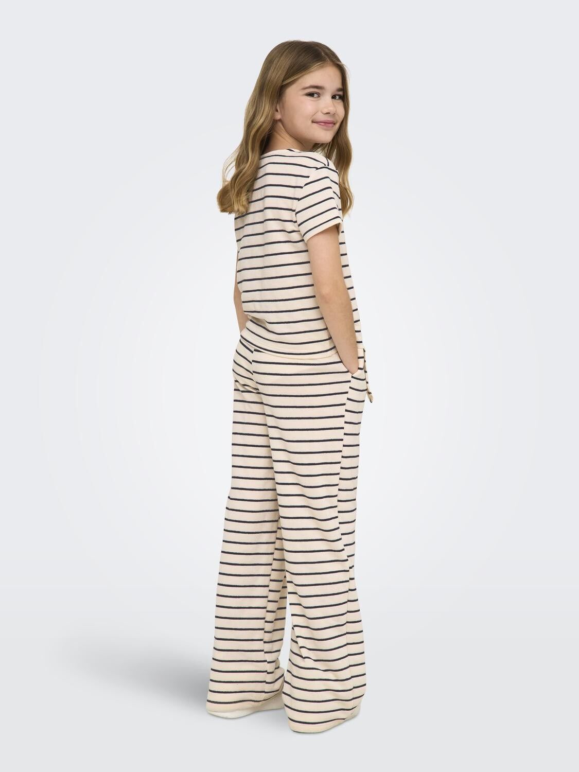 Kogjana Ss Striped Knot Top Jrs