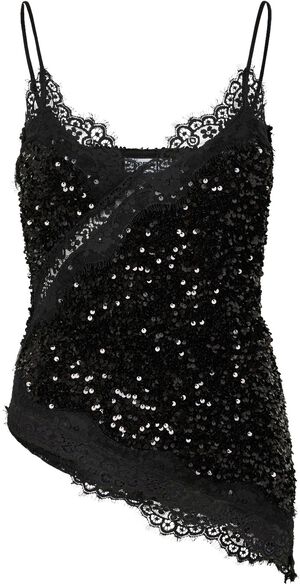 PCKAMMY STRAP LACE TOP JRS BC