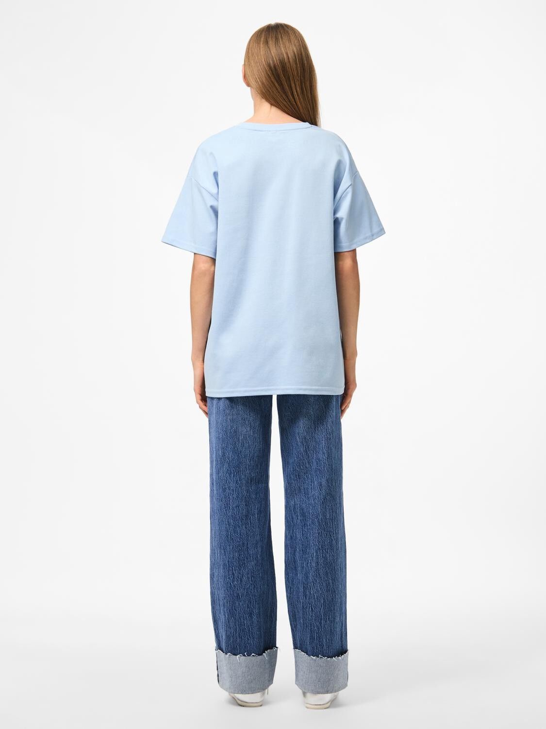 PCSKYLAR SS OVERSIZED TEE JRS NOOS