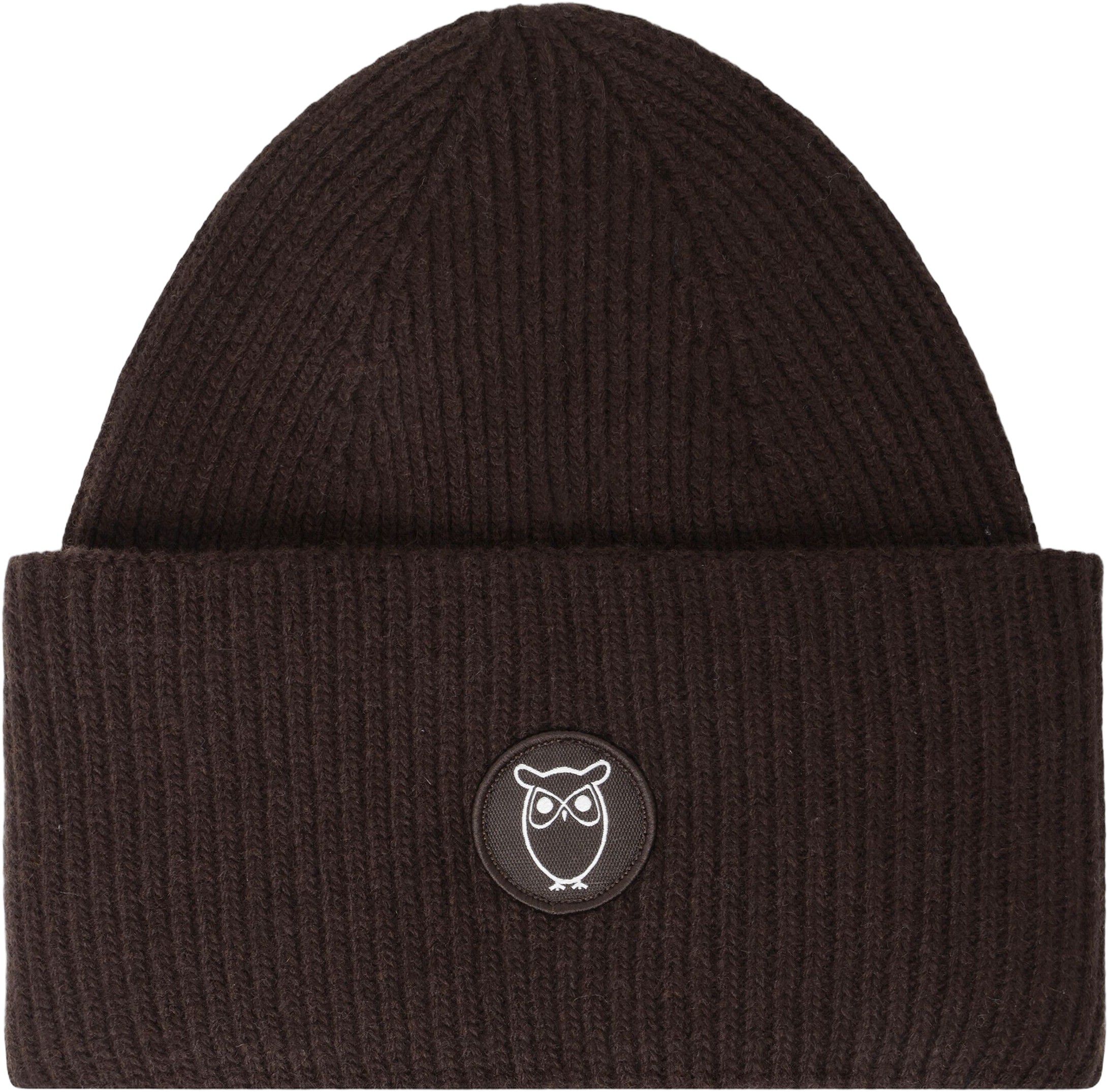 Wool badge beanie
