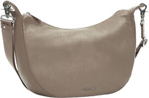 MELLOW LEATHER HOBO / WARM TAUPE