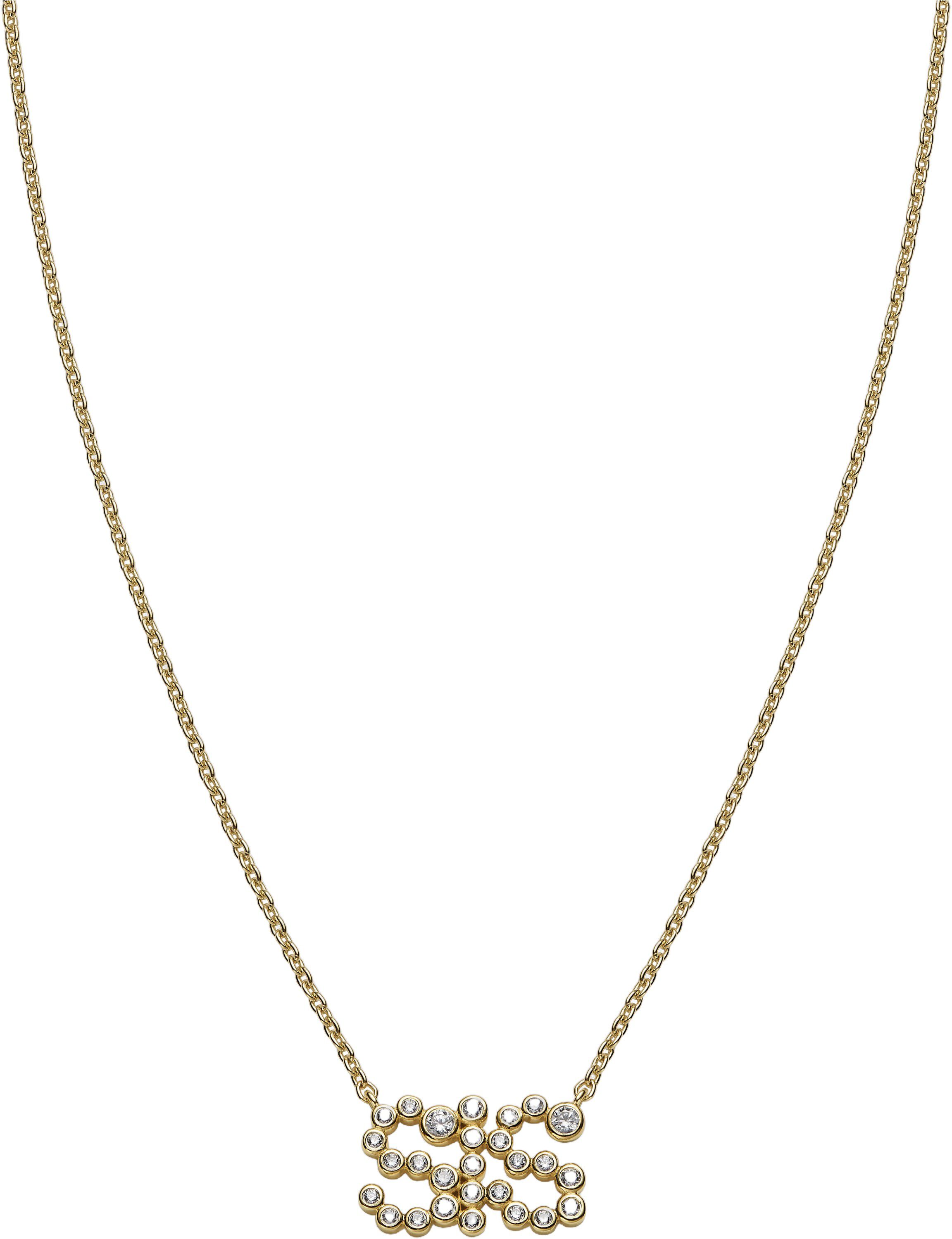 SIS Collet Necklace Gold