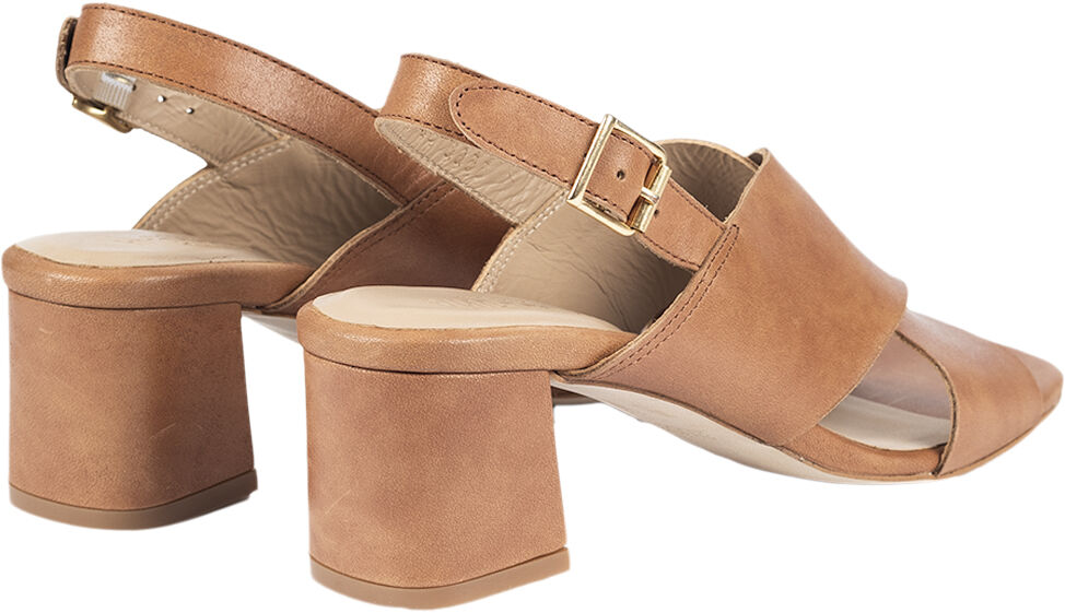 Sandal med blokh&aelig;l