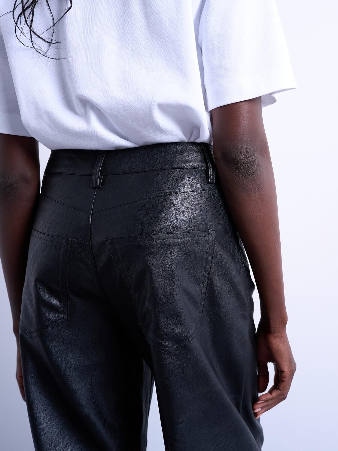 Tscicely Fake Leather Trousers Wvn