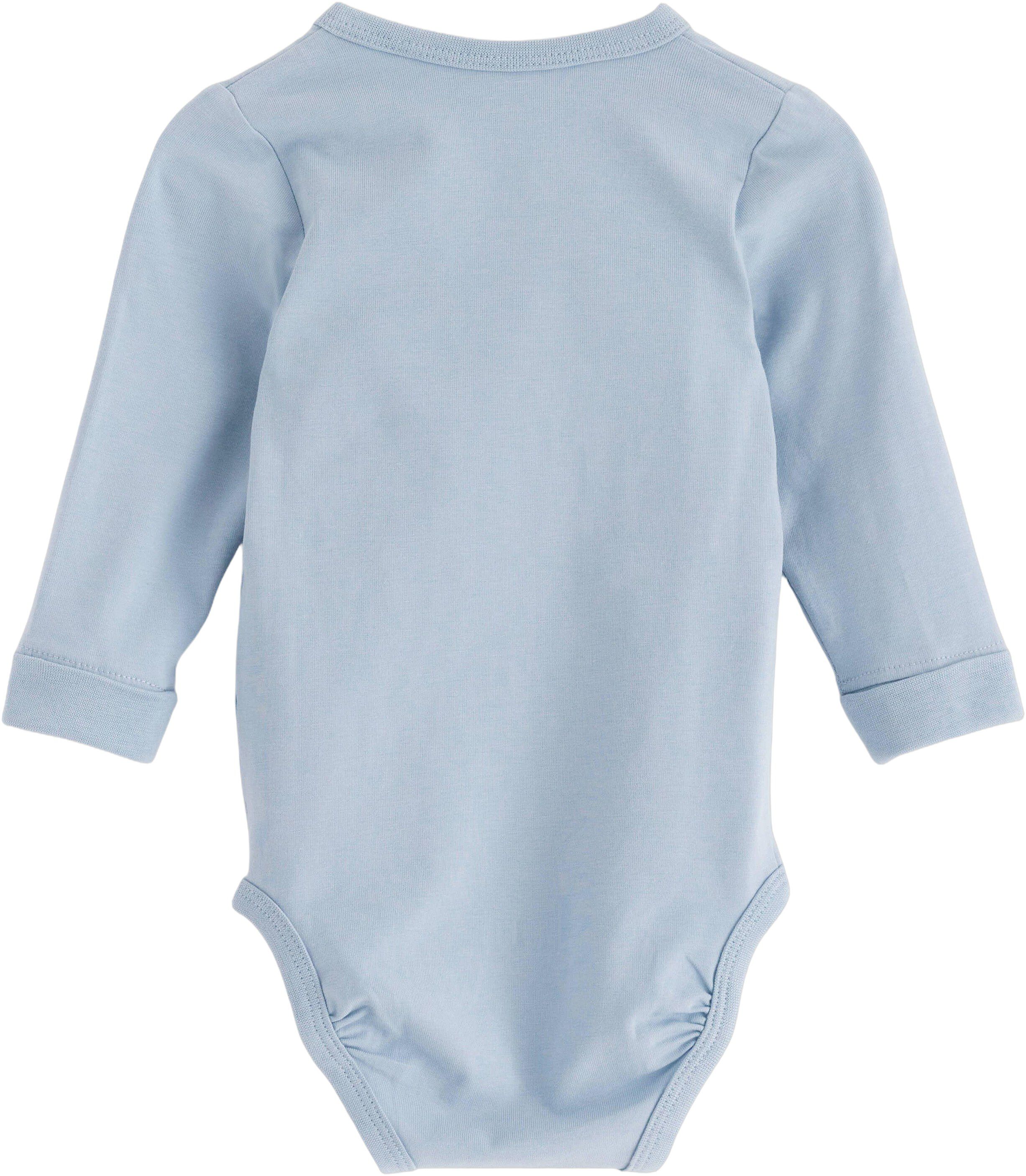 Omlottbody i bomullsjersey med l&aring;ng