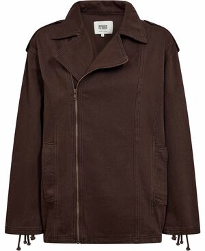 Emma 8 Biker jacket with fringes - GOTS