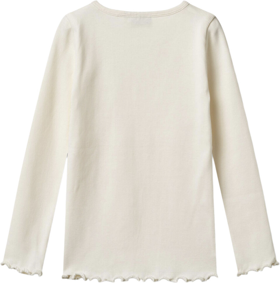 Lang&aelig;rmet Rib T-shirt Ida