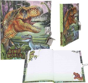 Dino World Dagbog m/hænge