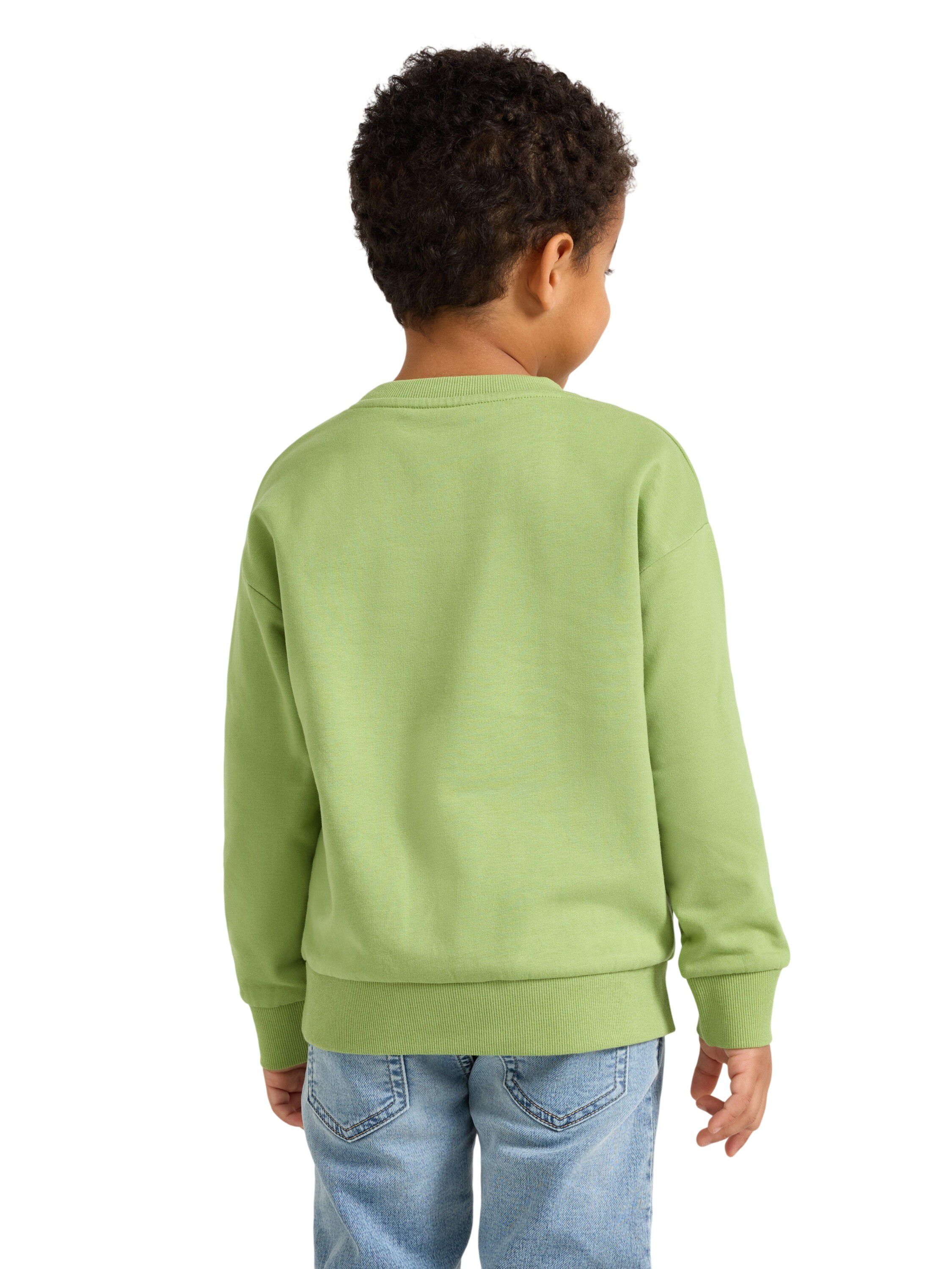 Sweatshirt with brushed inside and