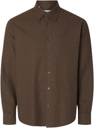 SLHREGNOAH BRUSHED TWIST SHIRT LS N