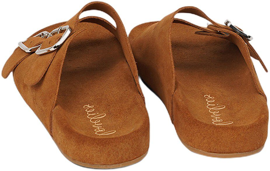 LAMIA - SOFT SUEDE SANDAL / RUBBER SOLE