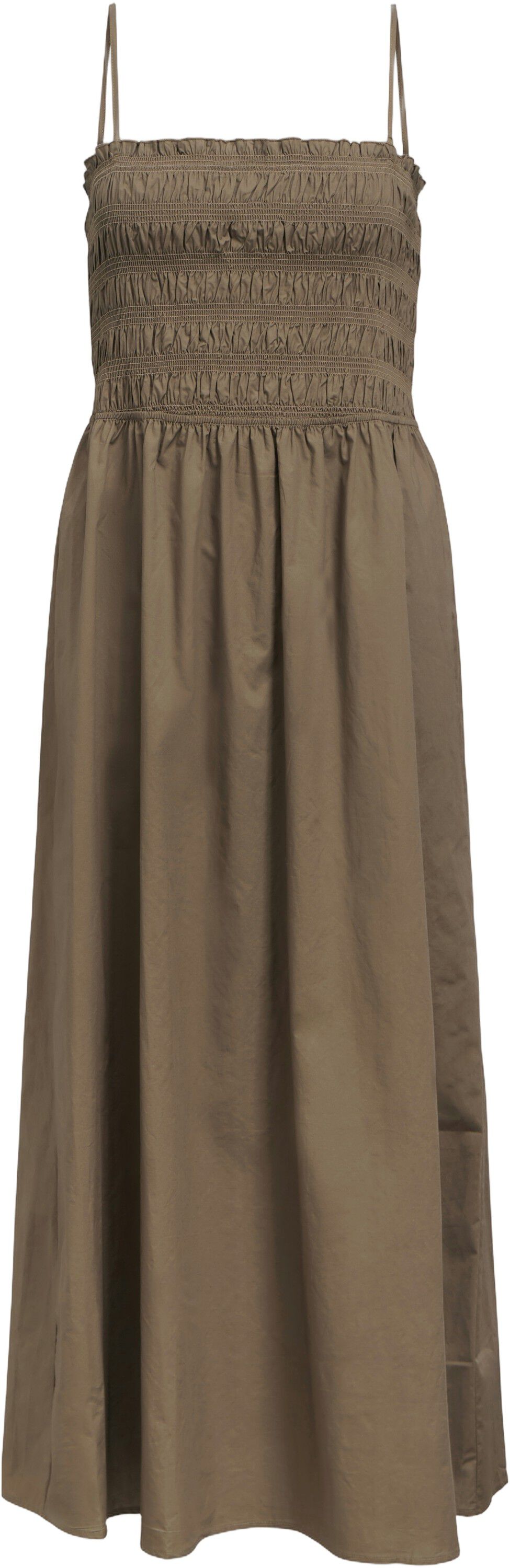 Objelly Hope S/L Re Smock Midi Dress 144