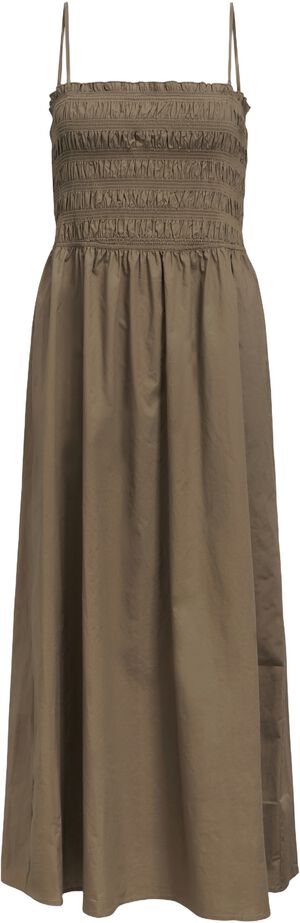 OBJELLY HOPE S/L RE SMOCK MIDI DRES