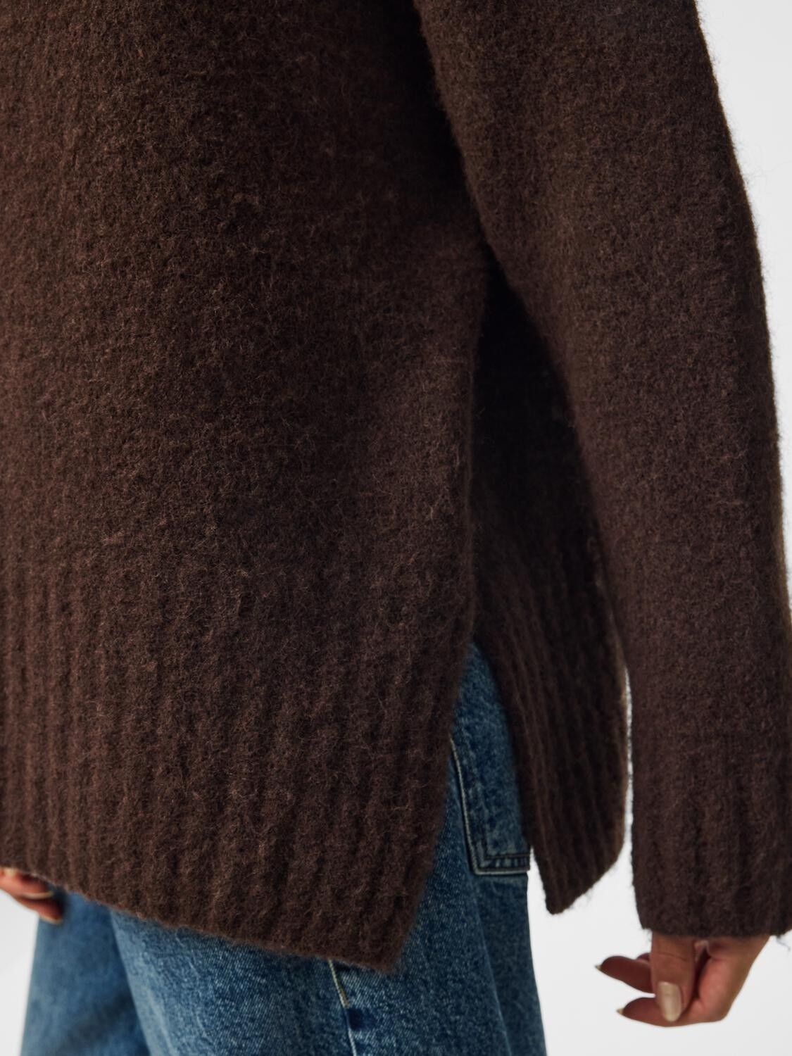 Pctina Ls O-Neck Knit Noos