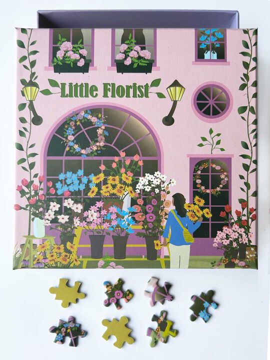 LITTLE FLORIST - puslespil med 150 brikker
