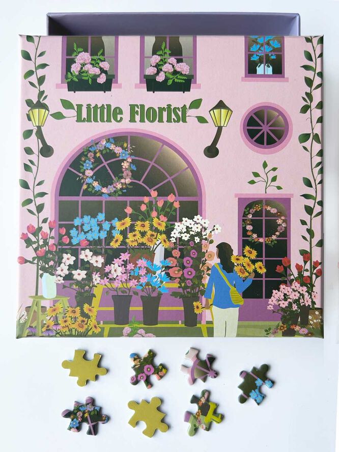 LITTLE FLORIST - puslespil med 150 brikker